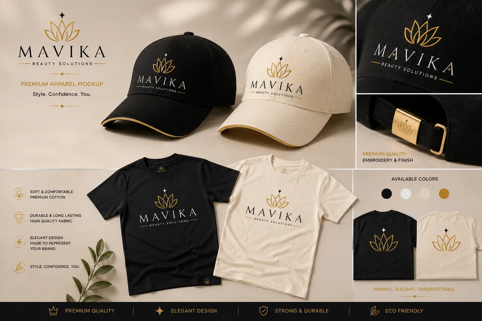 Merchandise: Mavika T-Shirts & Caps
