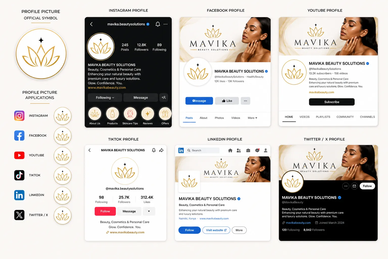 Mavika Beauty Solutions: Social Media