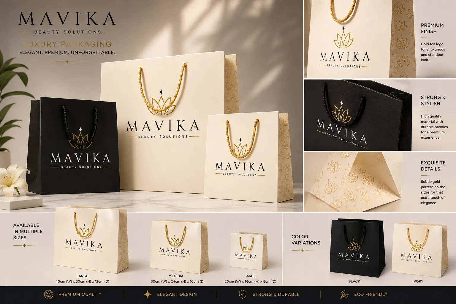 Mavika Beauty Solutions: Packaging