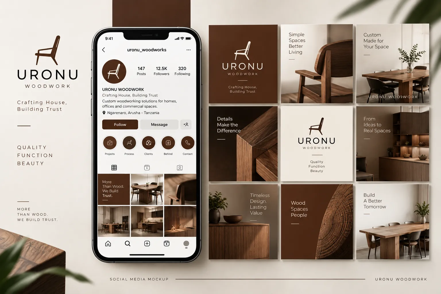 Uronu Woodwork: Social Media
