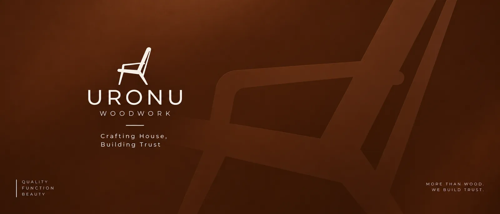 Uronu Woodwork: Brand Cover