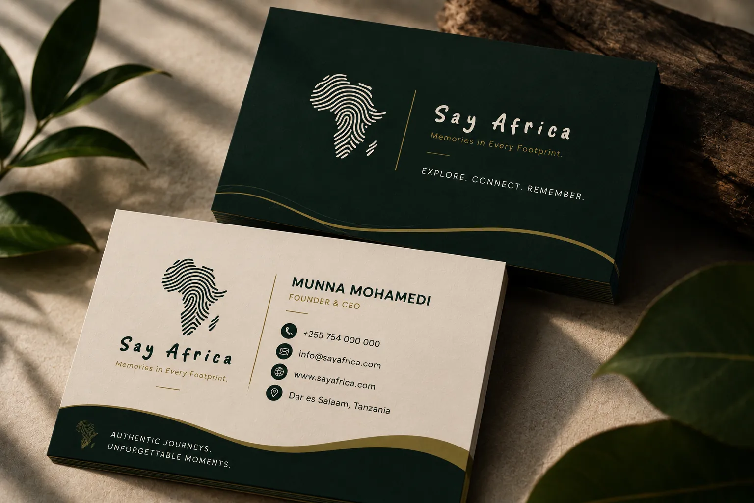 Business Cards: Say Africa