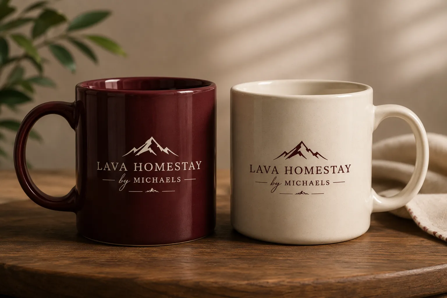 Merchandise: Lava Homestay Mugs